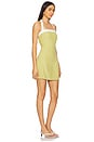 view 2 of 3 MINIVESTIDO DE LINHO BETTY in Green