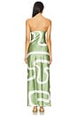view 3 of 3 Shona Dress in Green Abstract Print
