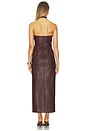 view 3 of 3 VESTIDO HALTER RHEA in Burgundy