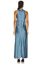 view 4 of 4 Aver Satin Maxi Dress in Blue