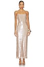 view 1 of 4 MAXIVESTIDO NORMA in Beige