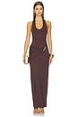 view 1 of 3 Janni Dress in Chocolate