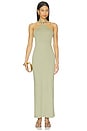 view 1 of 4 MAXIVESTIDO DE PUNTO CANDICE  in Olive