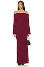 view 4 of 4 TOP STYLE PULL DALIA BARDOT in Burgundy