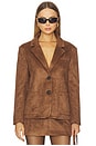 view 1 of 4 Ember Blazer in Brown