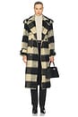 view 1 of 4 Carey Coat in Black & Cream Check