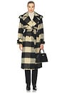 view 2 of 4 Carey Coat in Black & Cream Check