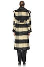 view 4 of 4 Carey Coat in Black & Cream Check
