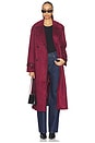 view 1 of 4 Wallace Coat in Burgundy
