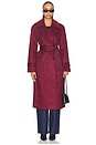 view 2 of 4 Wallace Coat in Burgundy