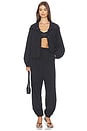 view 6 of 5 Tyla Funnel Neck Jacket in Black