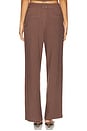 view 4 of 6 Macie Linen Trouser in Brown