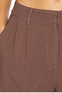 view 6 of 6 Macie Linen Trouser in Brown