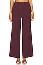 view 1 of 6 Maggie Trouser in Burgundy