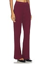 view 2 of 6 Calrine Knit Trouser in Burgundy