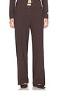 view 1 of 6 Zoey Trousers in Chocolate