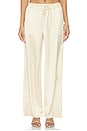 view 1 of 6 PANTALÓN DE RASO BRADIE in Solid Yellow