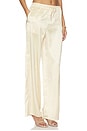 view 2 of 6 PANTALÓN DE RASO BRADIE in Solid Yellow