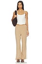 view 6 of 7 Linen Tameka Trousers in Taupe