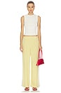 view 5 of 6 Tameka Linen Trousers in Yellow