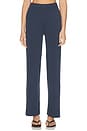 view 1 of 6 PANTALON EN MAILLE MIRABELLE  in Navy