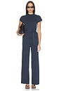 view 6 of 6 PANTALON EN MAILLE MIRABELLE  in Navy