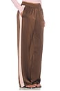 view 4 of 7 Tiffany Satin Trouser in Brown