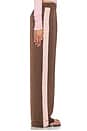 view 5 of 7 Tiffany Satin Trouser in Brown