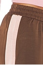 view 8 of 7 Tiffany Satin Trouser in Brown
