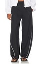 view 1 of 7 Tabitha Barrel Track Trouser in Black