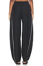 view 6 of 7 Tabitha Barrel Track Trouser in Black
