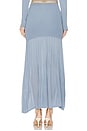 view 4 of 6 Nancy Knit Maxi Skirt in Blue