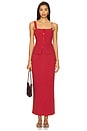 view 5 of 6 Irisa Skirt in Red