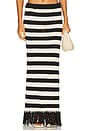 view 1 of 6 SAIA LONGA DE MALHA LAURYN in Striped
