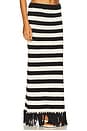 view 2 of 6 SAIA LONGA DE MALHA LAURYN in Striped