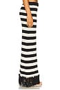 view 3 of 6 SAIA LONGA DE MALHA LAURYN in Striped