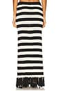 view 4 of 6 SAIA LONGA DE MALHA LAURYN in Striped