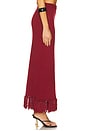 view 3 of 6 Gabby Knitted Maxi Skirt in Burgundy