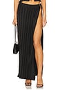 view 1 of 6 Daisy Thigh Split Maxi Skirt in Black