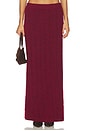 view 1 of 6 DALIA 맥시 스커트 in Burgundy