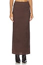 view 1 of 6 TANEA 저지 스커트 in Chocoloate Brown