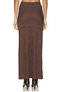 view 4 of 6 TANEA 저지 스커트 in Chocoloate Brown