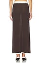 view 4 of 6 FALDA DE PUNTO MORGANNA in Chocolate