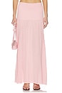 view 1 of 6 JUPE EN MAILLE AVANI in Baby Pink