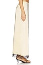 view 3 of 6 x REVOLVE Rena Satin And Lace Skirt in Yellow