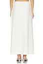 view 4 of 6 Brody Linen Blend Skirt in White