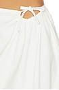 view 6 of 6 Brody Linen Blend Skirt in White