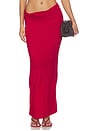 view 1 of 6 FALDA PUNTO SOFI in Deep Red