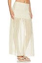view 2 of 6 Saya Semi Sheer Maxi Skirt in Lime