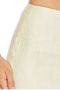 view 6 of 6 Saya Semi Sheer Maxi Skirt in Lime